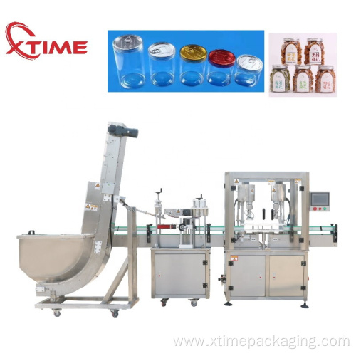 Automatic Filling Capping And Labelling Closing Machine